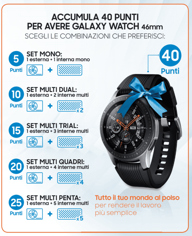 samsung galaxy watch windfree 40 punti