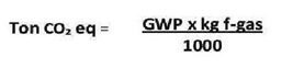 calcolo fgas formula